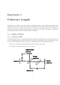 Experiment 3