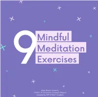Mindful Meditation 9Exercises