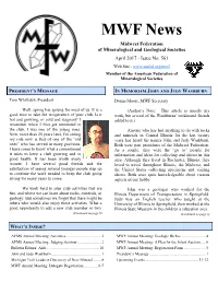 MWF News April 2017, Issue No