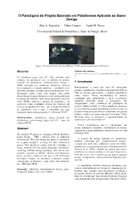 O Paradigma Do Projeto Baseado Em Plataformas Aplicado Ao Game Design