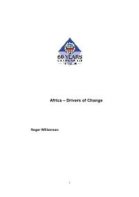 PDF Report for Africa: Drivers of Change