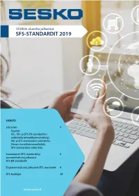 Sfs-Standardit 2019
