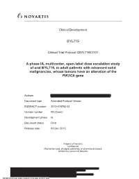 Alpelisib Plus Fulvestrant in PIK3CA-Altered
