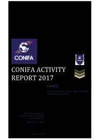 Conifa Activity Report 2017 Conifa