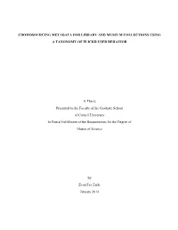 Crowdsourcing Metadata for Library and Museum Collections Using a Taxonomy of Flickr User Behavior