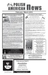 February / March 2012 Newsletter