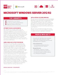 Microsoft Windows Server 2012 R2