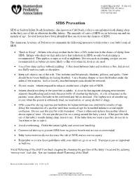 SIDS Prevention