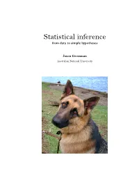 Statistical Inference from Data to Simple Hypotheses