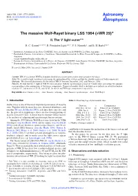 The Massive Wolf-Rayet Binary LSS 1964 (=WR 29) II