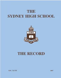 THE RECORD 2007 the Record 2007