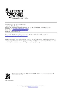 John Foxe and the Joy of Suffering Author(S): John R
