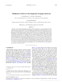 Modification of Polar Low Development by Orography And