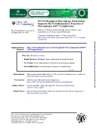 NFAT5-Regulated Macrophage Polarization Supports the Proinflammatory Function of Macrophages and T Lymphocytes