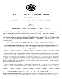 Page 143/144 and Black Page Following Are Detached but Laid In, Final Blank Page Has Handwritten Notes in Ink on Dyeing