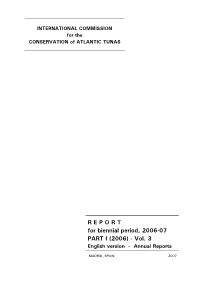 REPORT for Biennial Period, 2006-07 PART I