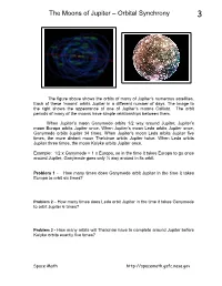 The Moons of Jupiter – Orbital Synchrony 3