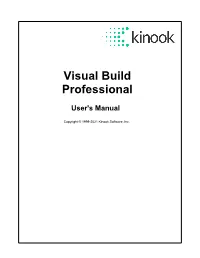 Visual Build Help