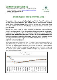 Cairns Region – Rising from the Ashes