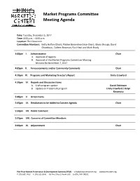 Market Programs Packet