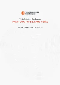 Past Match-Ups & Game Notes