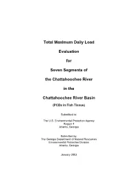 Total Maximum Daily Load Evaluation for Seven Segments of The