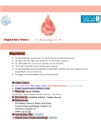 Objectives: ● to Understand the Mechanisms by Which Macrocytic Anaemia May Arise