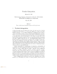 Product Integration