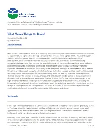 What Makes Things Go Boom?