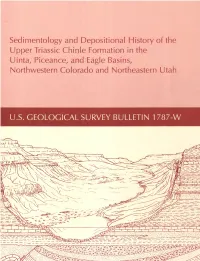 Sedimentology and Depositional History of the Upper Triassic Chinle Formation in the Uinta, Piceance, and Eagle Basins, Northwestern Colorado and Northeastern Utah