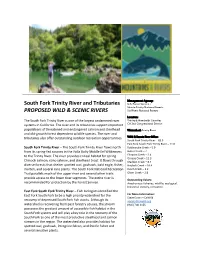 South Fork Trinity River and Tributaries PROPOSED WILD