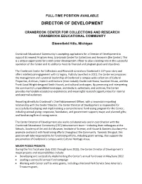 Assistant Curator, Collections And