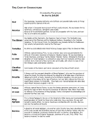 Cast of Characters (PDF)