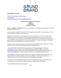 For Immediate Release Contact