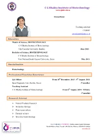 Ms. Swetal Patel