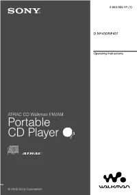 Portable CD Player