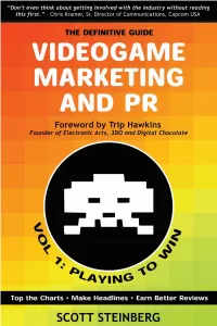 Videogame Marketing Videogame Marketing and Pr and Pr
