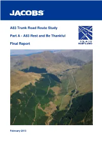 A83 Trunk Road Route Study Part A