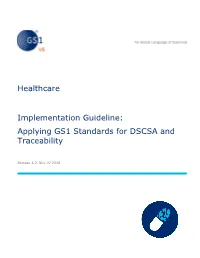 GS1 US Healthcare Implementation Guideline