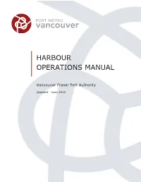 Harbour Operations Manual