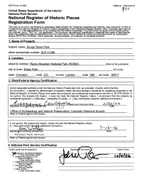 National Register of Historic Places Registration Form This~____, ,.,,. Form Is for ., ,.. ....„