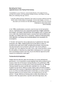 Revisiting the Future Cyberfeminism in the Twenty-First Century in The