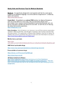 Study Aids and Revision Tips for Medical Students