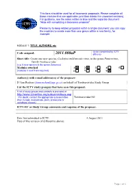 Complete Sections As Applicable