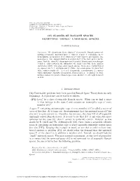 On Classes of Banach Spaces Admitting “Small” Universal Spaces