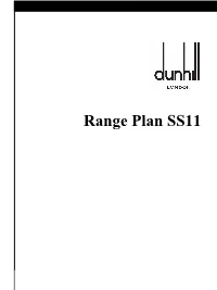 Range Plan SS11 Range Plan SS11