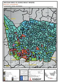 Watsan Who Is Doing What Where W a T E R C O V E R a G E Klaten District, Central Java Province