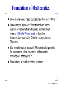 Foundations of Mathematics