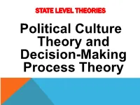 State Level Theories