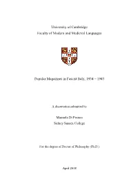 University of Cambridge Faculty of Modern and Medieval Languages